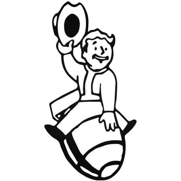 Vault boy в силовой броне