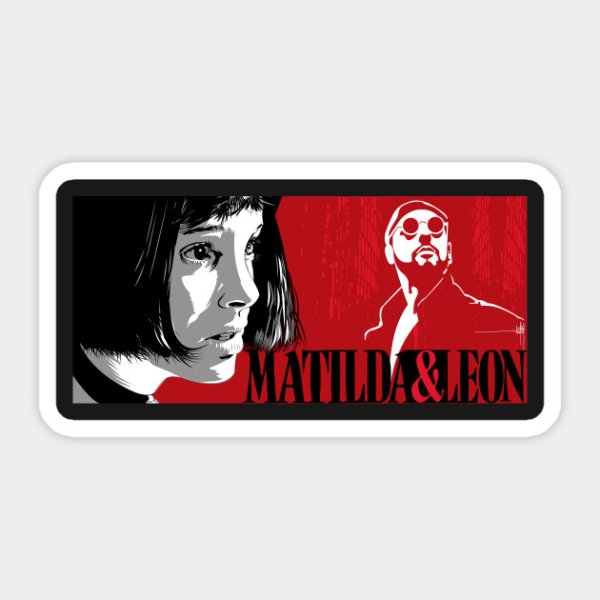 Матильда наклейка на машину