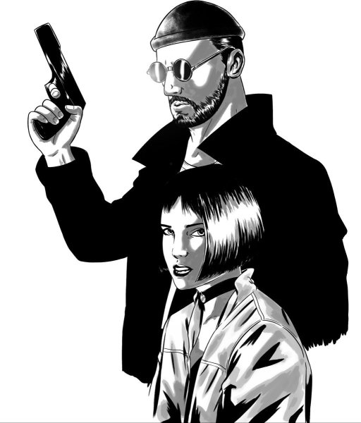 Леон стикер