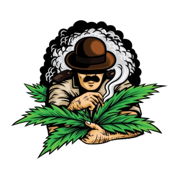 Конопля вектор