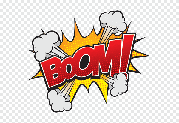 Boom в стиле комиксов