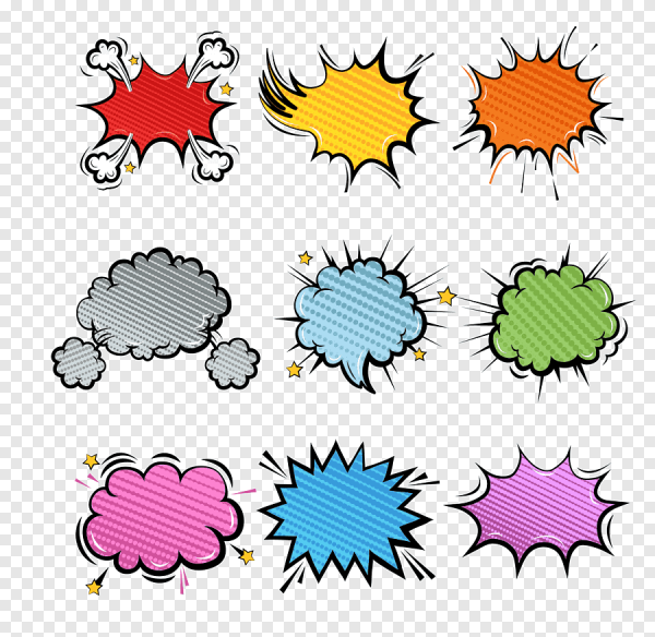 Поп арт надписи