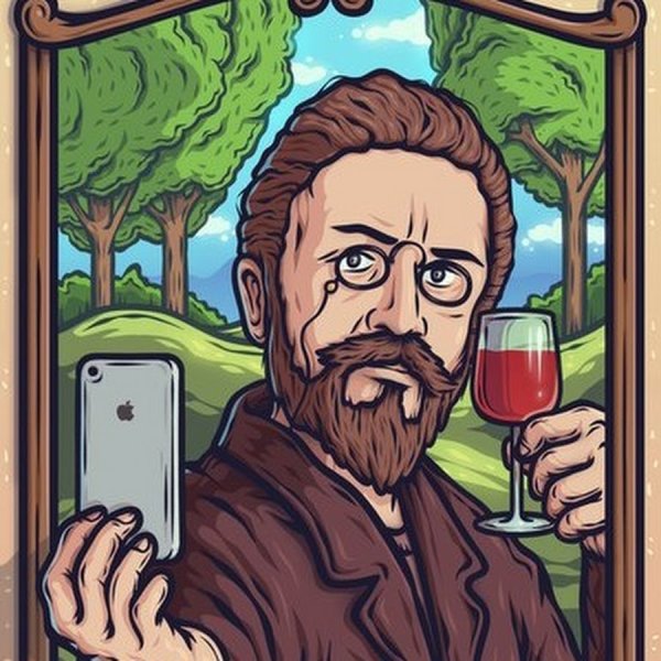 Антон Павлович Чехов карикатура