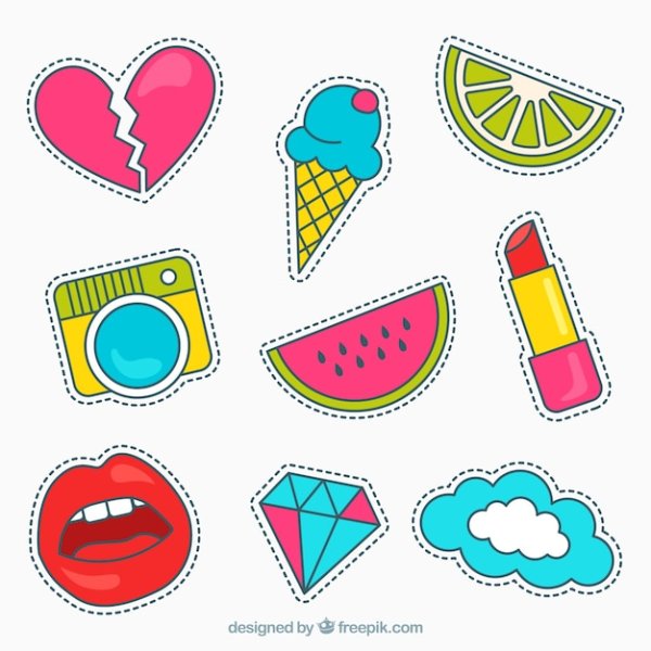 Идеи наклеек для бумажных сюрпризов