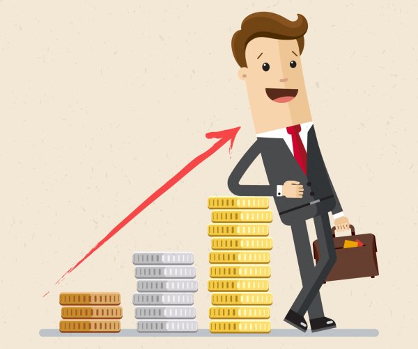 Повышение дохода иллюстрация