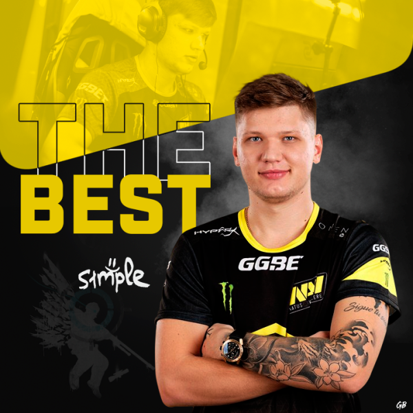 Александр s1mple Костылев тату