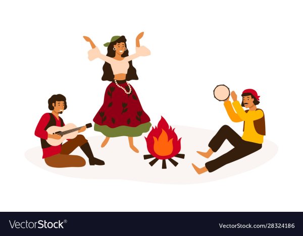 Цыгане вектор