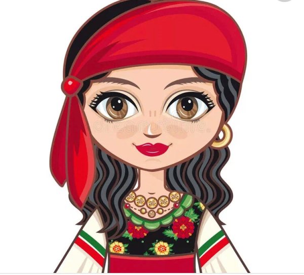 Цыганка мультяшная