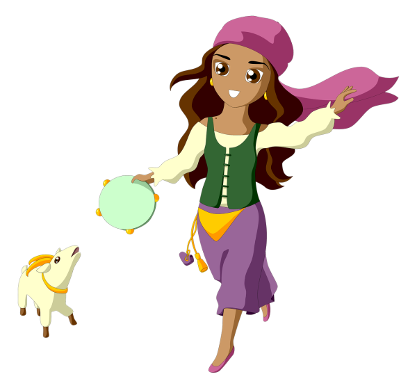 Цыганка мультяшная