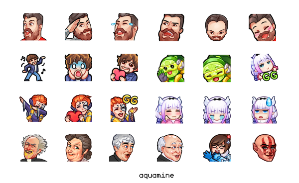 Эмоции для Твича