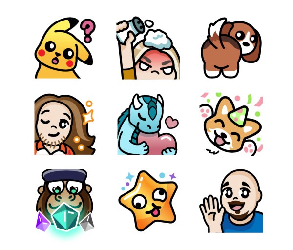 Стикеры для Твича