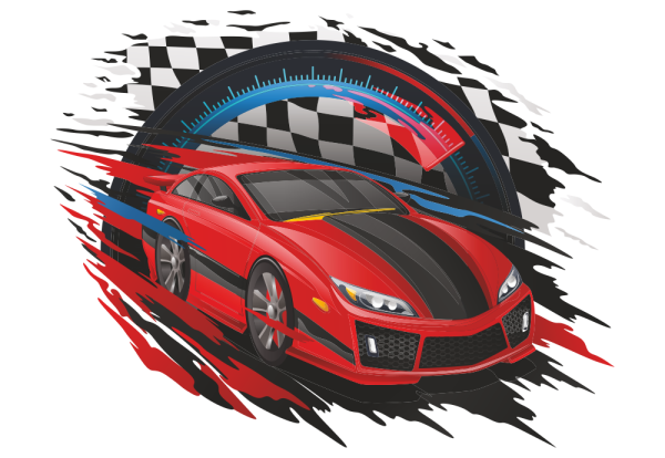 Эмблемы автомобильных гонок
