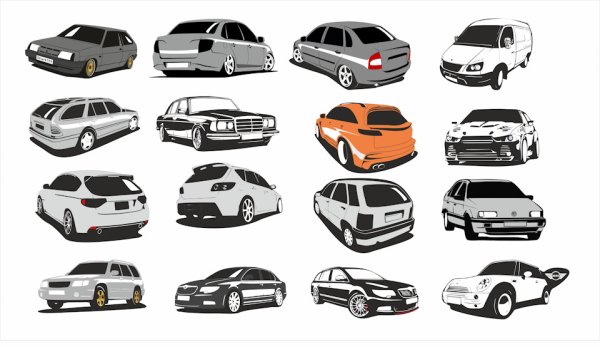 Векторные элементы авто