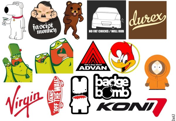 Популярные наклейки