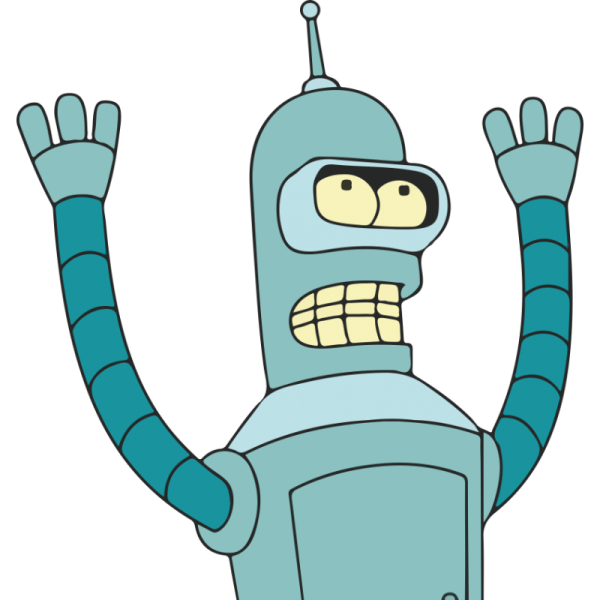 Бендер Футурама вектор