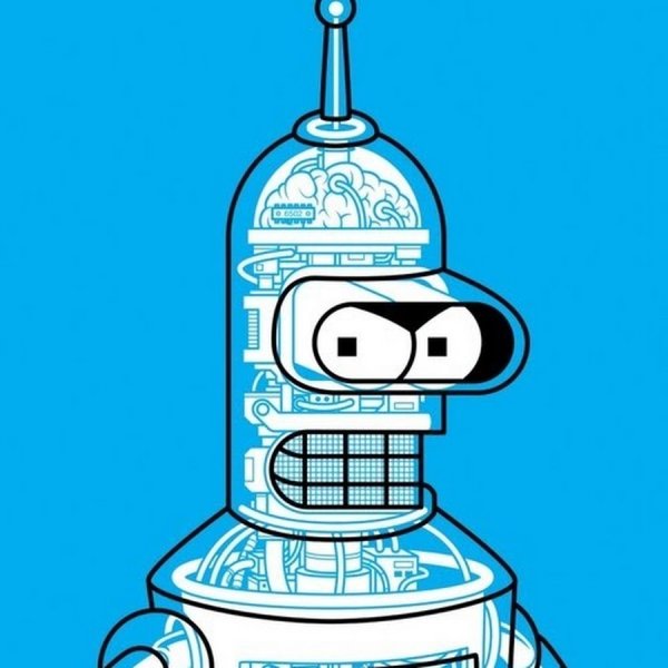 Бендер Футурама Стикеры