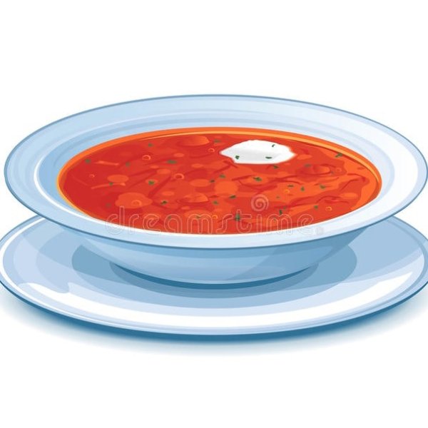 Ребенок с тарелкой супа