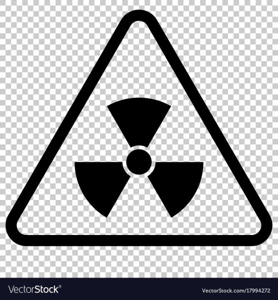 Знак радиации треугольник