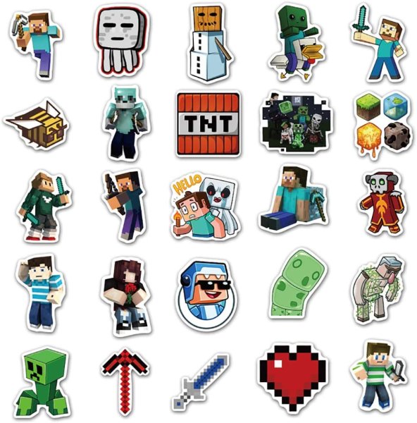 Наклейки майнкрафт