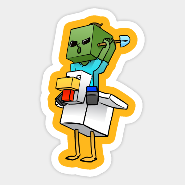 Стикеры по майнкрафту