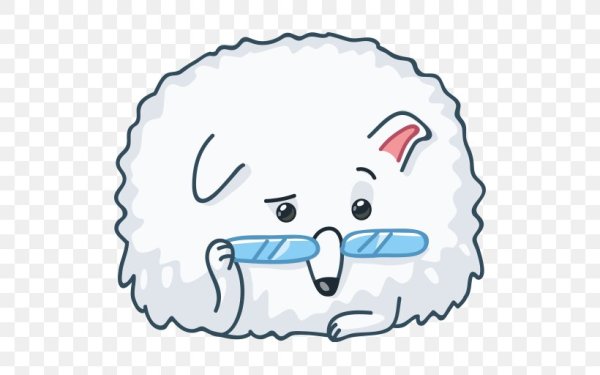 Стикеры в ВК собака Пушок