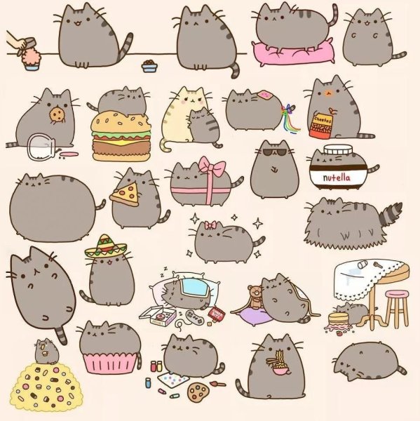 Кавай кот Пушин