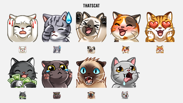 Эмоции для Твича