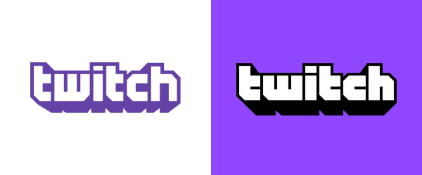 Надпись twitch