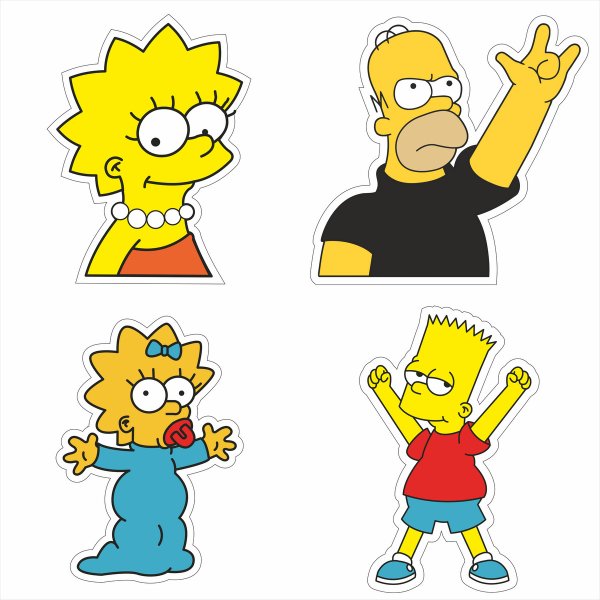 Стикеры симпсоны