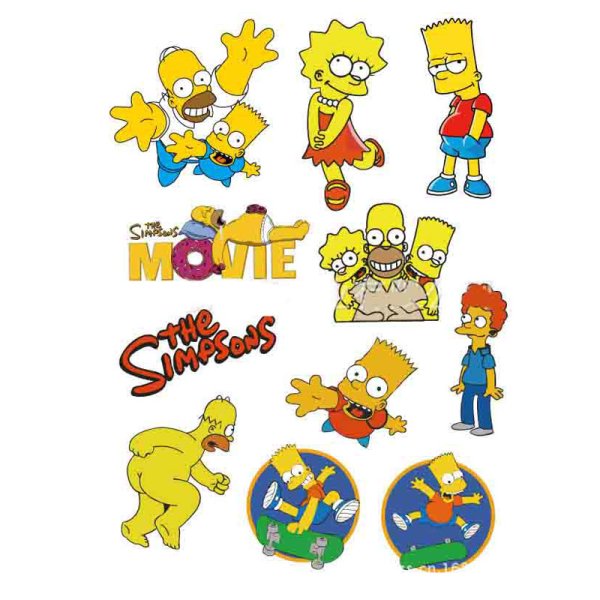 Наклейки симпсоны