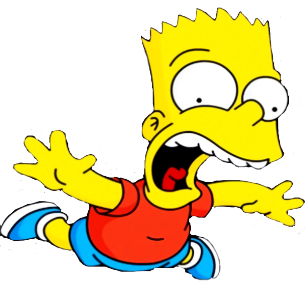 Барт симпсон орет