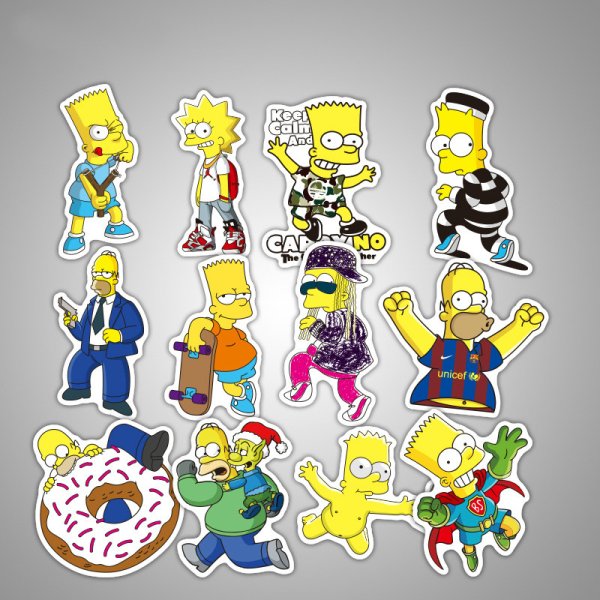 Наклейки симпсоны