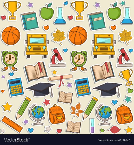 Скрапбукинг школьные принадлежности