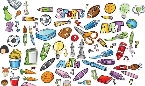 Мультяшные предметы