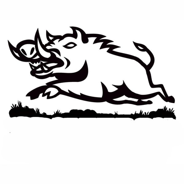 Наклейка на авто кабан