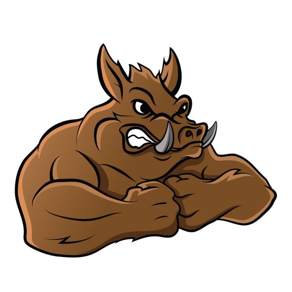 Дикий кабан мультяшный