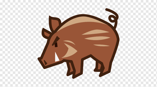 Кабан стикер