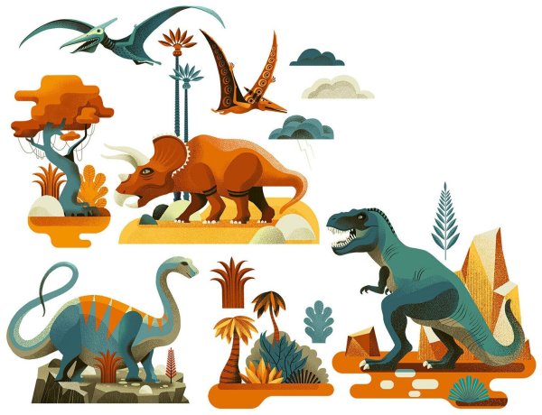 Стикеры динозавры