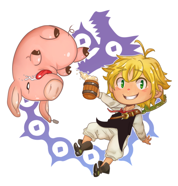 7 Смертных грехов Мелиодас и Хоук