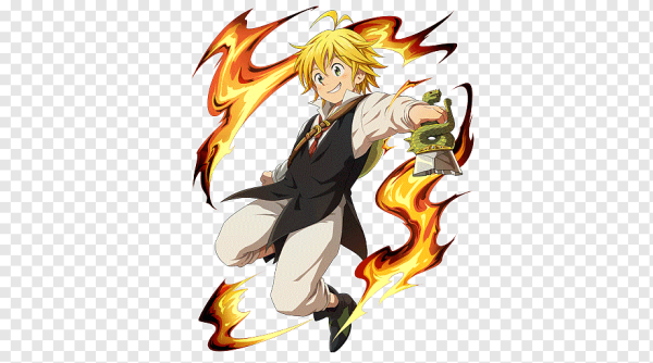 Мелиодас арт в полный рост