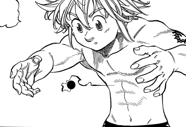 7 Смертных грехов Мелиодас карандашом