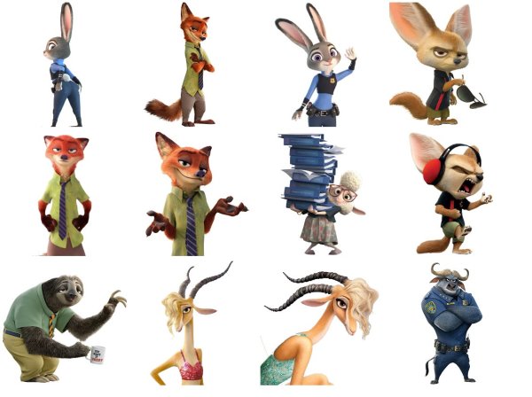 Джуди Хоппс Стикеры