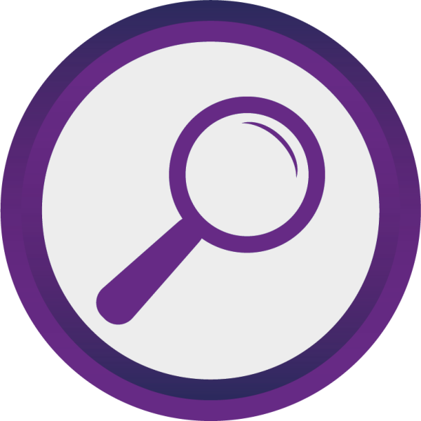 Лупа стикер