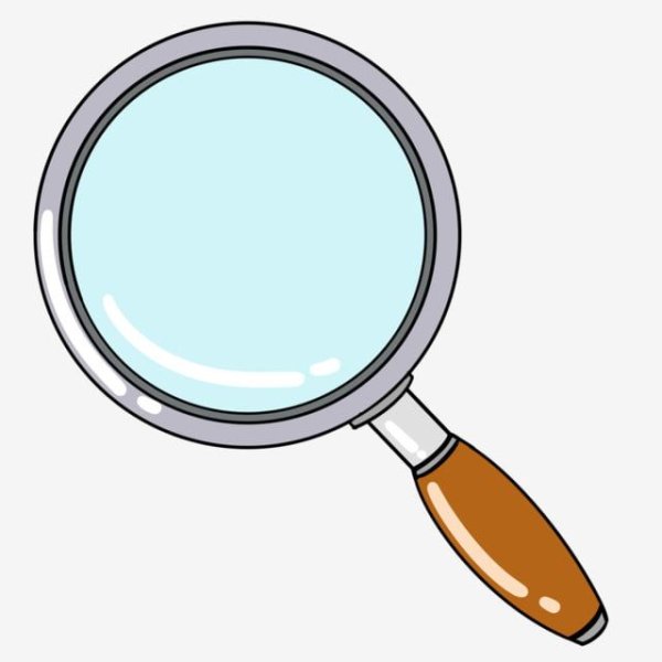 Лупа зарисовка