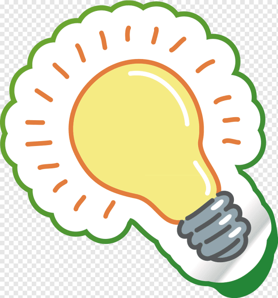 Лампочка стикер