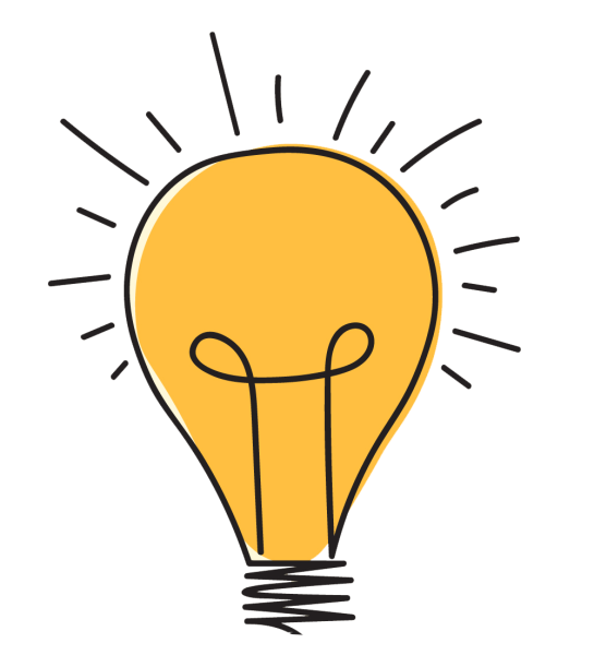 Прикольные рисунки лампочки для детей