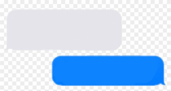 Сообщение без фона