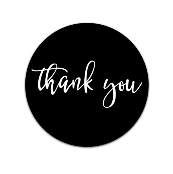 Наклейки спасибо