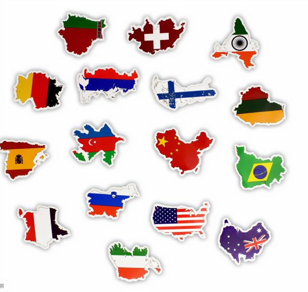 Флаг стикер