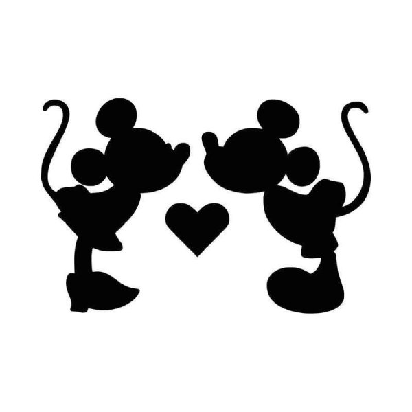 Микки Маус силуэт